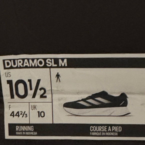 adidas Duramo SL M Black Sneakers - Picture 2 of 2